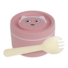 Lancheira plast inf c/colher 12,5x8,4cm          cx:024