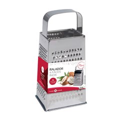 Ralador inox 4 faces 18cm