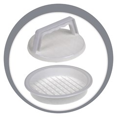 Modelador de hamburger plast 12cm