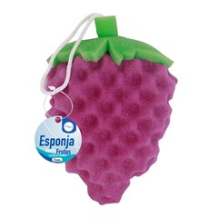 Esponja banho frutas 13cm