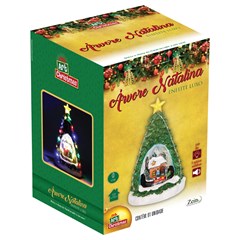 Enf luxo arvore c/luz e som 22,5x13,5cm