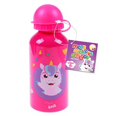 Garrafa inox 400ml c/bico unicornio          cx:048
