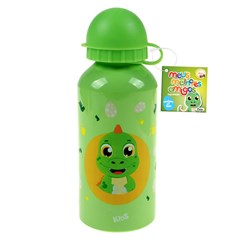 Garrafa inox 400ml c/bico dinossauro         cx:048