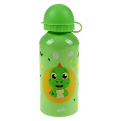 Garrafa inox 400ml c/bico dinossauro         cx:048