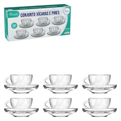 Cj xicara classic c/pires 90ml 6pcs