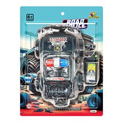 Carro c/r 3 funcoes road police c/fio 17cm