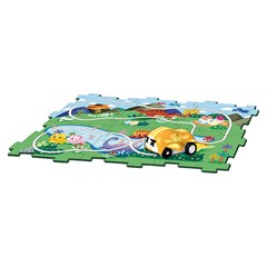 Pista carro magnetica 6pcs 37x25cm           cx:012