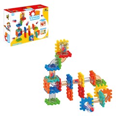 Pista formas e blocos tubular 52pcs          cx:012