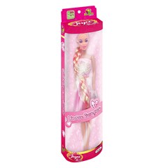 Boneca joyce trancas 29cm                    cx:036