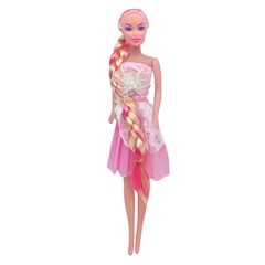 Boneca joyce trancas 29cm                    cx:036