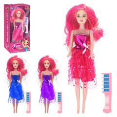 Boneca joyce pinta cabelo 29cm               cx:00012