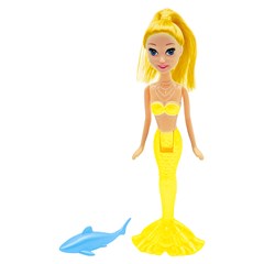 Boneca amy sereia c/peixe 18cm               cx:096