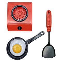 Kit cozinha 4pcs 13x7cm                      cx:048