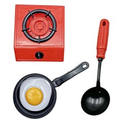 Kit cozinha 4pcs 13x7cm                      cx:048