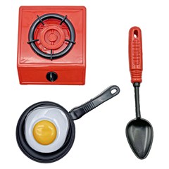 Kit cozinha 4pcs 13x7cm                      cx:048