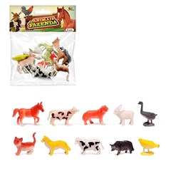 Animal fazenda 10pcs                         cx:120