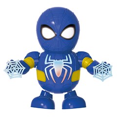 Robo hero dancarino c/som e luz 20cm         cx:012