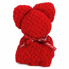 Toalha em formato de urso 21cm               cx:036