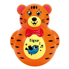 Tigre musical c/luz teimoso 15cm             cx:024