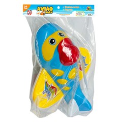 Aviaozinho a corda c/som 19cm                cx:024