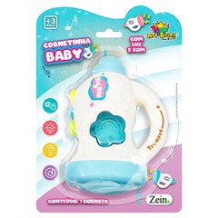Cornetinha baby c/som e luz 12cm           c cx:024