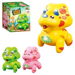 Dino c/movimento som e luz 14cm              cx:012