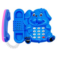 Telefone dog c/som e luz 18cm cx: 012