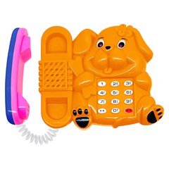 Telefone dog c/som e luz 18cm cx: 012