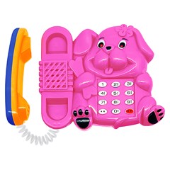 Telefone dog c/som e luz 18cm cx: 012