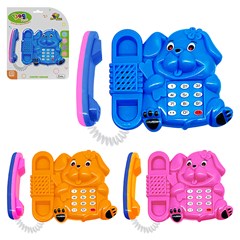 Telefone dog c/som e luz 18cm cx: 012