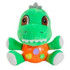Dino pelucia c/som e luz 22cm                cx:006
