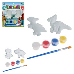 Dino para colorir 2pcs sort 7x5cm            cx:096