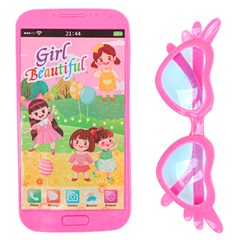 Celular musical com oculos 13cm              cx:048