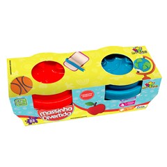 Massinha pote 2pcs 25grs                     cx:060