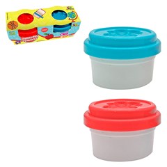 Massinha pote 2pcs 25grs                     cx:060