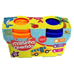 Massinha pote 2pcs 50grs                     cx:036