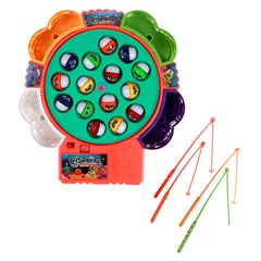 Pega peixe com 15 peixes 21cm                cx:012
