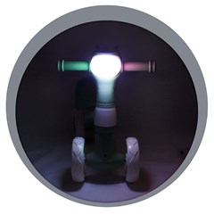Triciclo lanca bolhas c/som e luz 73x40cm    cx:002