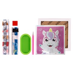 Quadro desenho strass 4 mod 15x15cm          cx:060