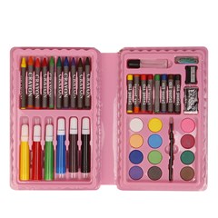 Kit escolar maleta c/31 pcs rosa             cx:00048