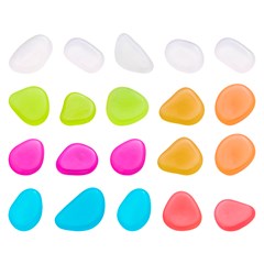 Pedras brilha no escuro 20pcs                cx:080