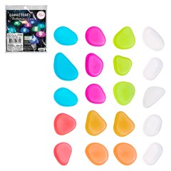 Pedras brilha no escuro 20pcs                cx:080