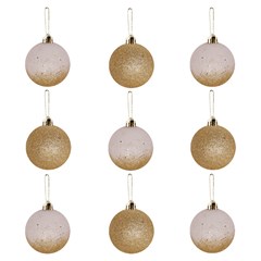 Bola tb blinblin 5cm 9pcs champanhe   cx:036