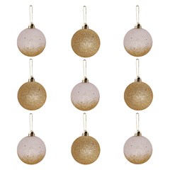 Bola tb blinblin 5cm 9pcs champanhe   cx:036