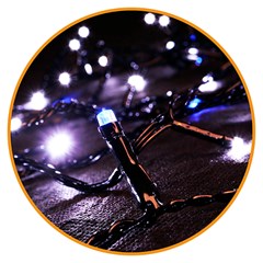 Pisca 200 leds c/flash bco frio 20m 127v     cx:020