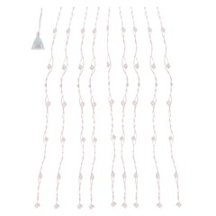 Pisca cortina diamond 200led color 3mx2mx10 fios bivolt 8f   cx:030