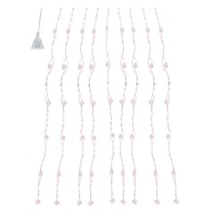 Pisca cortina diamond 200led bco quente 3mx2mx10 fios bivolt 8f  cx:030