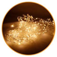 Pisca cortina diamond 200led bco quente 3mx2mx10 fios bivolt 8f  cx:030