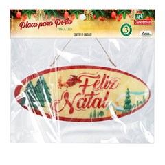 Pisca placa p/ porta 6led 24x11cm 3f                 cx:120