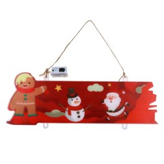 Pisca placa p/ porta 6led 24x11cm 3f                 cx:120